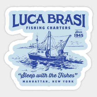 Luca Brasi Fishing Charters Sticker